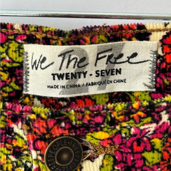 Free People We The Free Velvet Corded High Ride Button Fly Pant - Picture 6 of 7